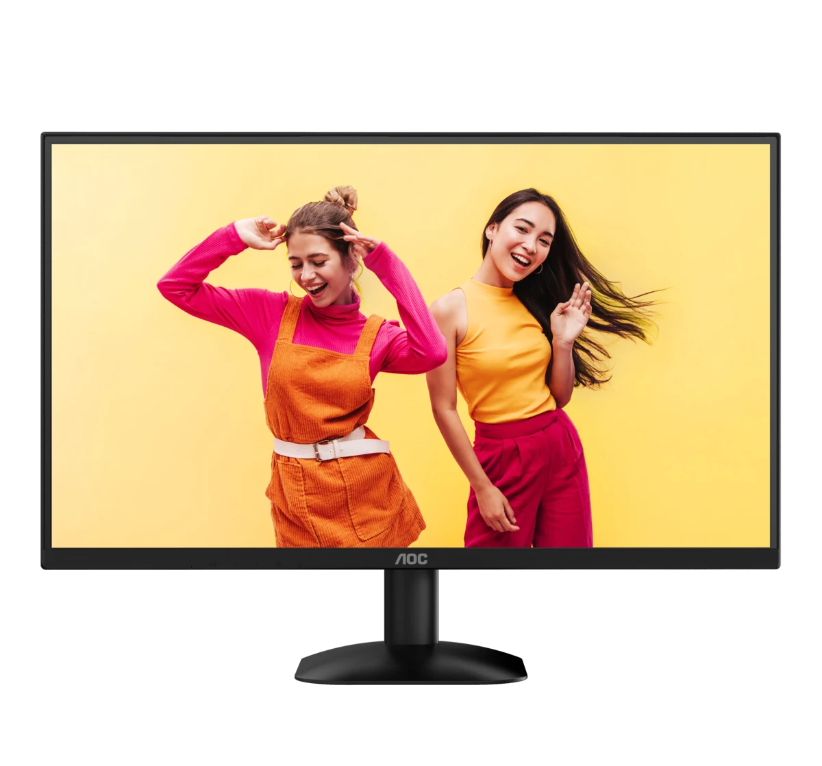Монитор жидкокристаллический AOC 24B35HM2/01 LCD 23,8'' 16:9 1920х1080(FHD) VA, 100 Hz, 300 cd/m2, H178°/V178°, 4000:1, 16.7M, 1-4ms, HDMI, VGA, черный