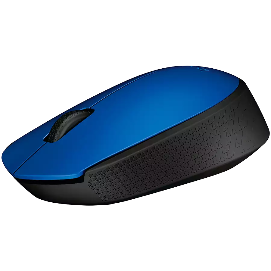 Мышь беспроводная Logitech M171 Blue (синяя, оптическая, 1000dpi, 2.4 GHz/USB-ресивер) (M/N: M-R0060 / C-U0010)