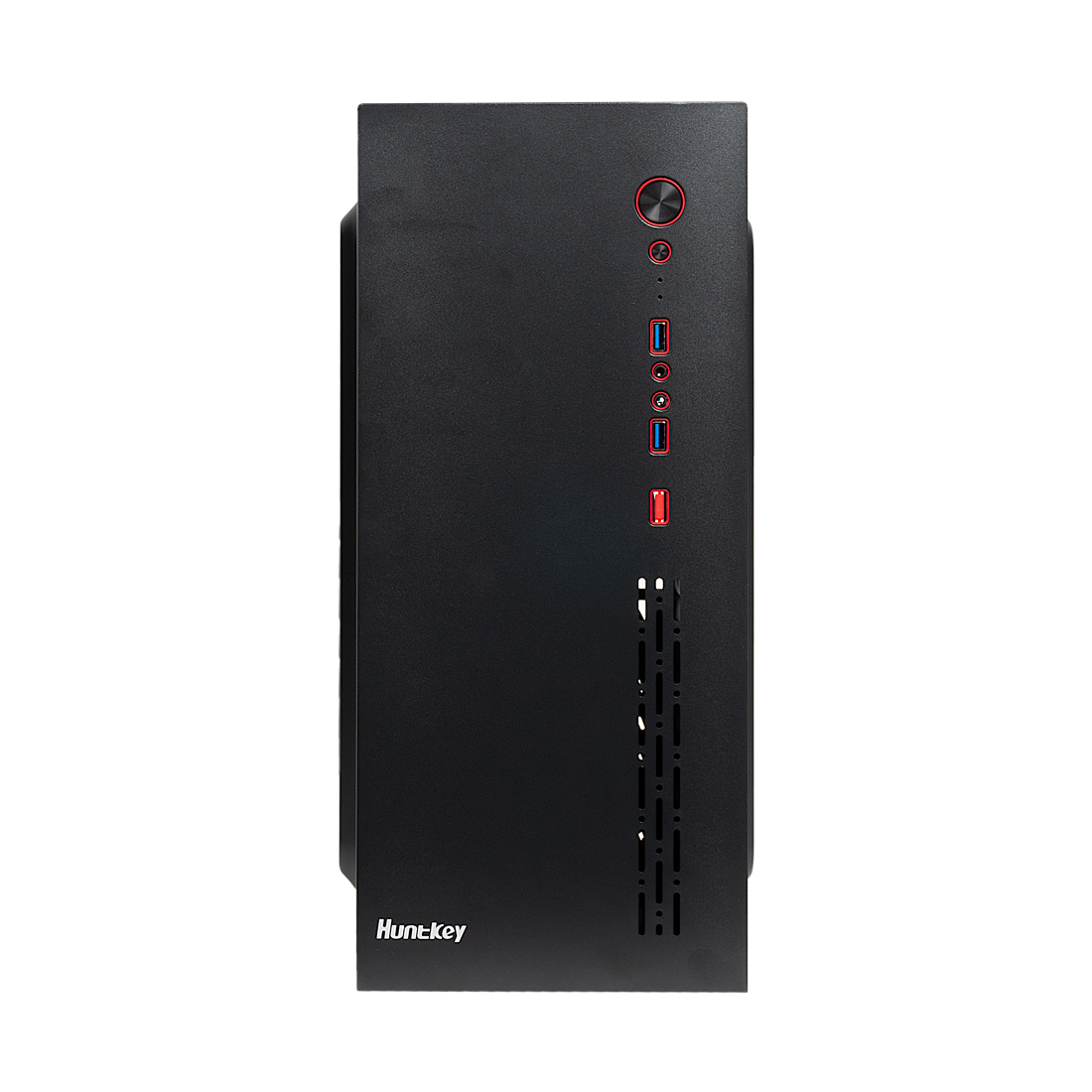 Корпус HuntKey HK360, Midi Tower, ATX, Black, 1x3.5"/3x2.5", 2xUSB3.0