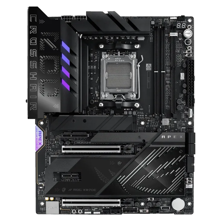 Материнская плата ASUS ROG CROSSHAIR X870E APEX AM5 2xDDR5 4xSATA Raid 5xM.2 3xType-C ATX