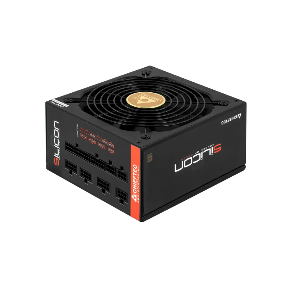 БП ATX 750W Chieftec Silicon SLC-750C, 14sm fan, 20+4+8/24+8, 6SATA, 3mol,4x6+2p PCI-E,ATX