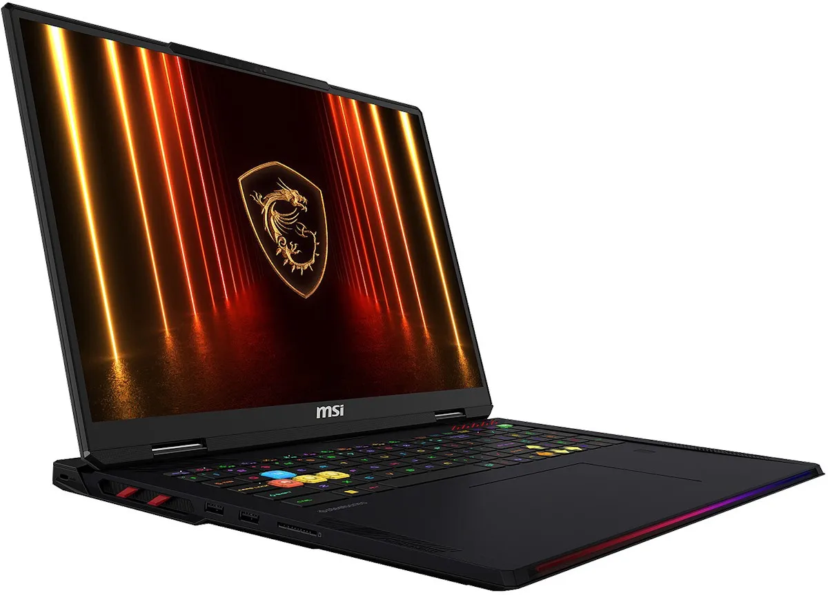Ноутбук MSI Raider A18 HX A9WIG, Ryzen 9 9955HX3D/18"UHD+/32GB/1TB/GF RTX5080 16GB/LAN/DOS