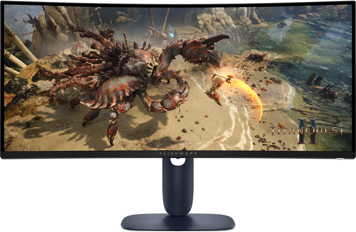 Монитор 34" Dell Alienware AW3425DWM, Blue, VA, 3440x1440@180Hz, 400кд/м2,3000:1, 1mc, 2xHDMI, DP