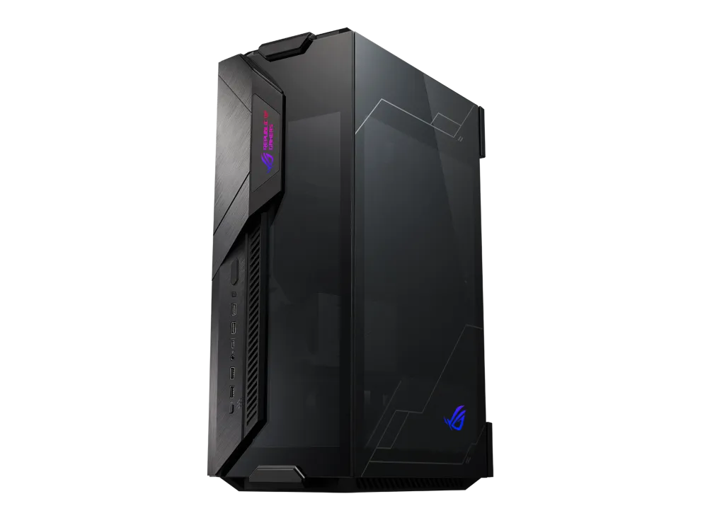 Корпус Asus ROG Z11 GR101, Mini Tower, m-ITX, Black, 4x2.5", 2xUSB, 2xUSB3.0, USB-C, RGB
