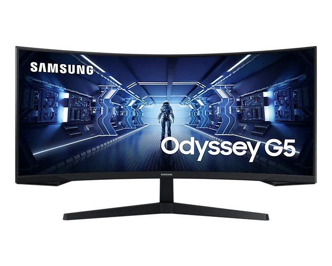 Монитор жидкокристаллический SAMSUNG LC34G55TWWIXCI 34'' 21:9 3440x1440(UWQHD) VA, Curved, nonGLARE, Нет, 165 Hz, 1ms, HDMI, DP