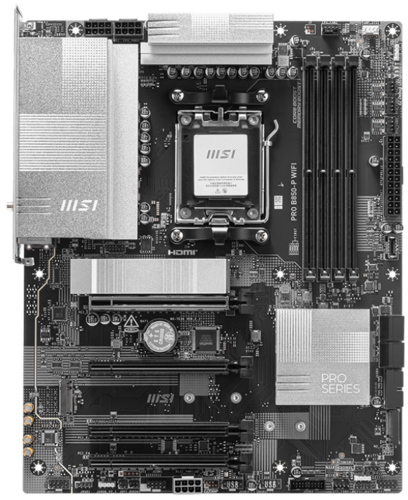 Материнская плата MSI PRO B850-P WIFI AM5 4xDDR5 4xSATA3 RAID 3xM.2 1xHDMI 2xType-C ATX