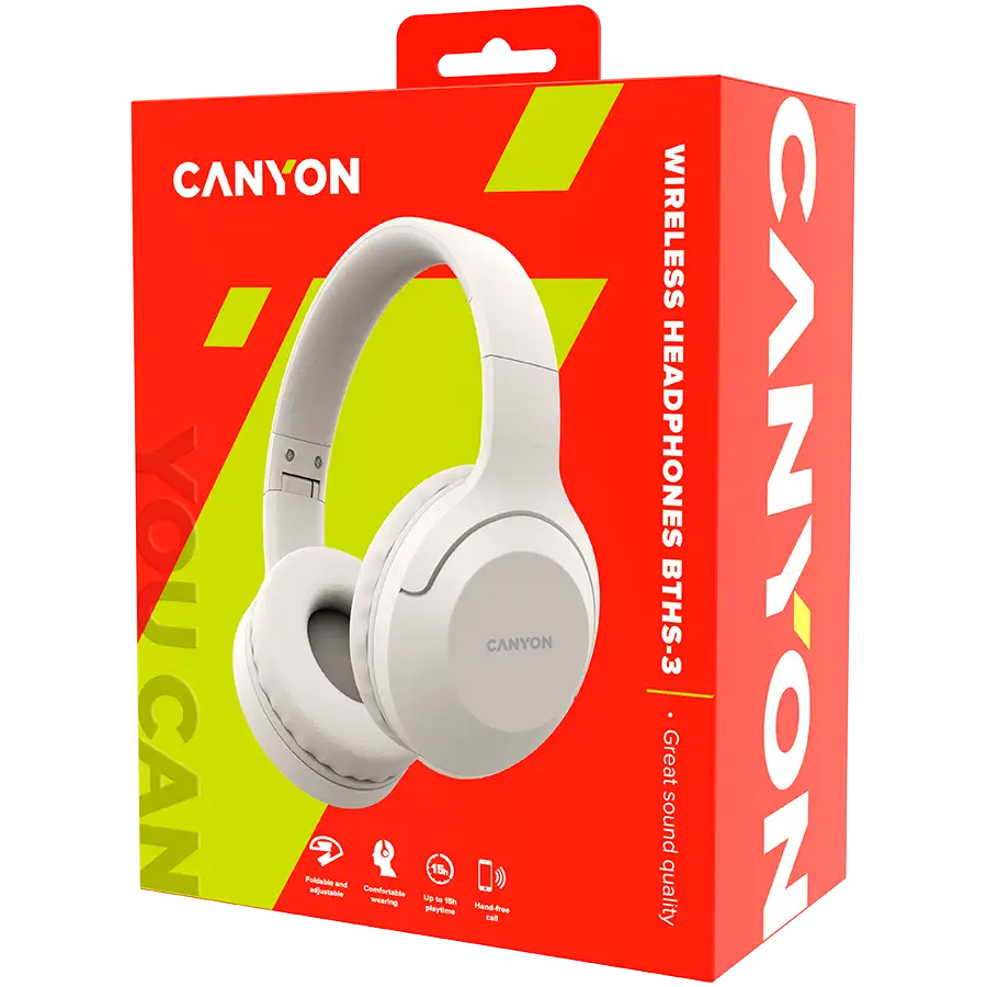 CANYON headset BTHS-3 Beige