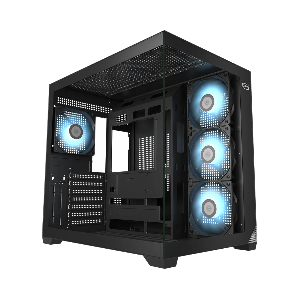 Корпус PCCooler C3T700 BK ATX/mATX/ITX USB-C USB3.0 USB2.0 Black