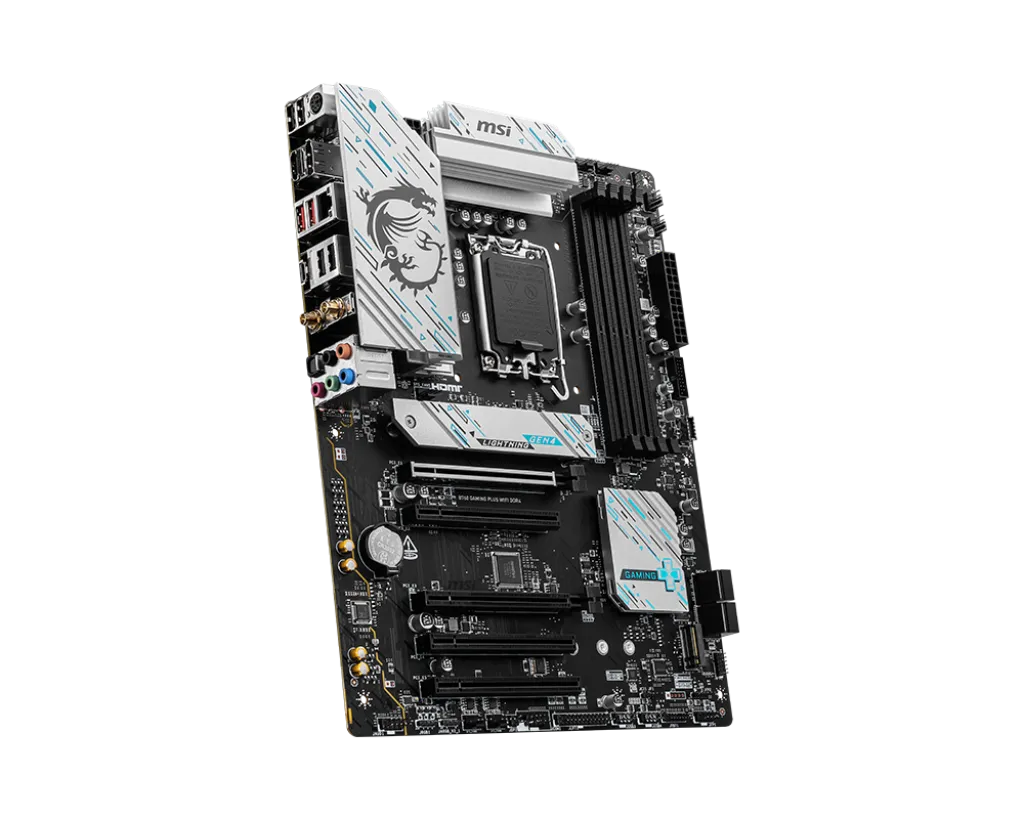 Матплата MSI B760 Gaming Plus WiFi DDR4, iB760,S1700,ATX,4DDR-4,5xPCI-Ex16,4SATA,2xM.2,HDMI,DP,14USB