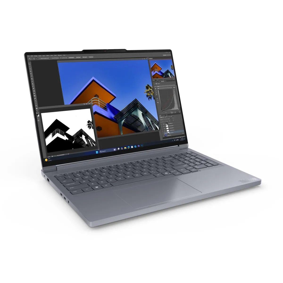 Ноутбук Lenovo 21U00015FW ThinkBook 16p G6 ADR 16" WQXGA(2560x1600) IPS 240Hz/AMD Ryzen 9 8940HX up to 5,3GHz (16Cores)/16GB/1TB SSD/NVIDIA GeForce RTX5060 8GB/Wi-Fi 7/BT5.4/720P HD Camera/BKLT/NoOS/1Y/Luna Grey