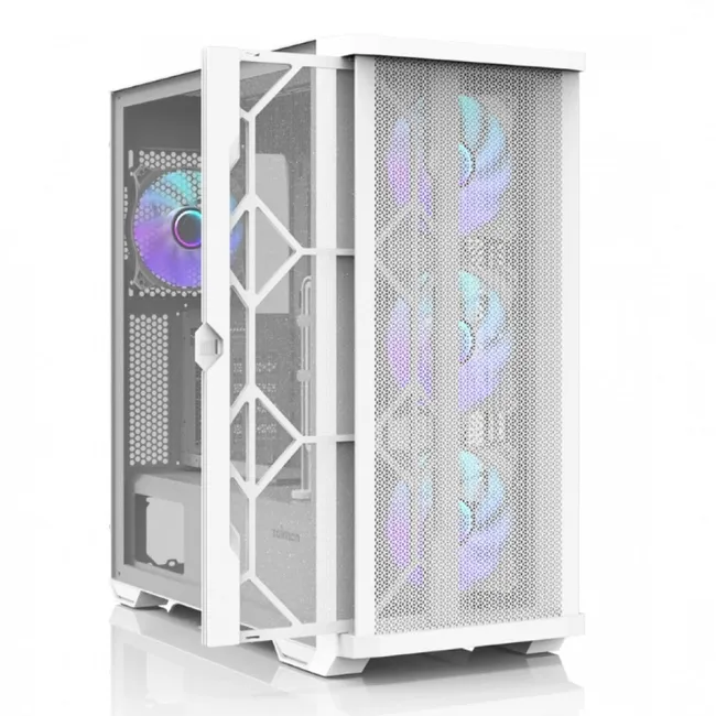 Корпус Zalman Z10 DUO, Midi Tower, E-ATX, Black, 2x3.5"/2+1x2.5", 2xUSB 3.0, USB-C, RGB