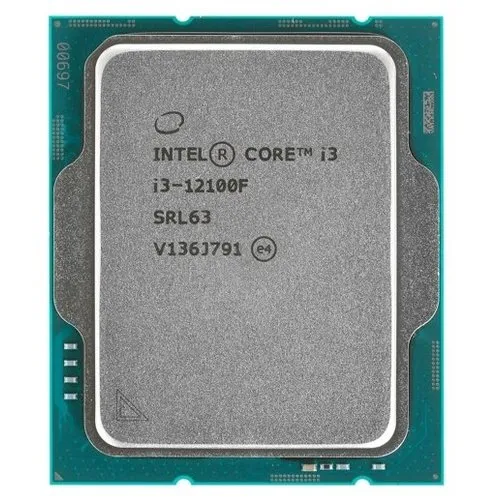 Intel Core i3-12100F, S1700/4 cores/Alder Lake/3.3GHz/12MB L3/10nm/89W, OEM