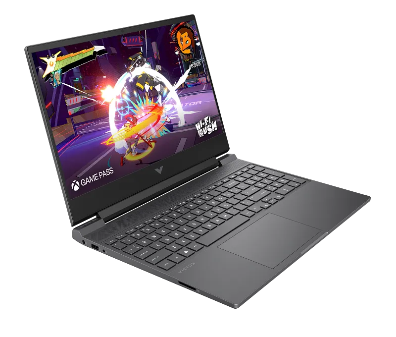 Ноутбук HP 15-fb3014ci, Ryzen 5 8645HS/15.6"FHD/16GB/512GB/GF RTX2050 4GB/LAN/DOS