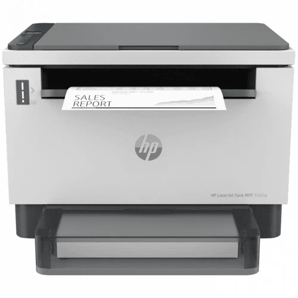 МФУ HP LaserJet Tank 1602w, A4, print 600x600dpi, 23ppm, scan 600x600dpi, USB, LAN, Wi-Fi