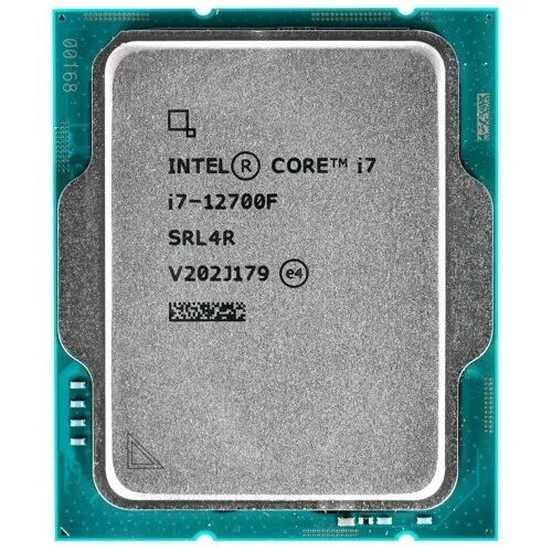 Intel Core i7-12700F, S1700/12 cores/Alder Lake/2.1GHz/25MB L3/10nm/180W, OEM