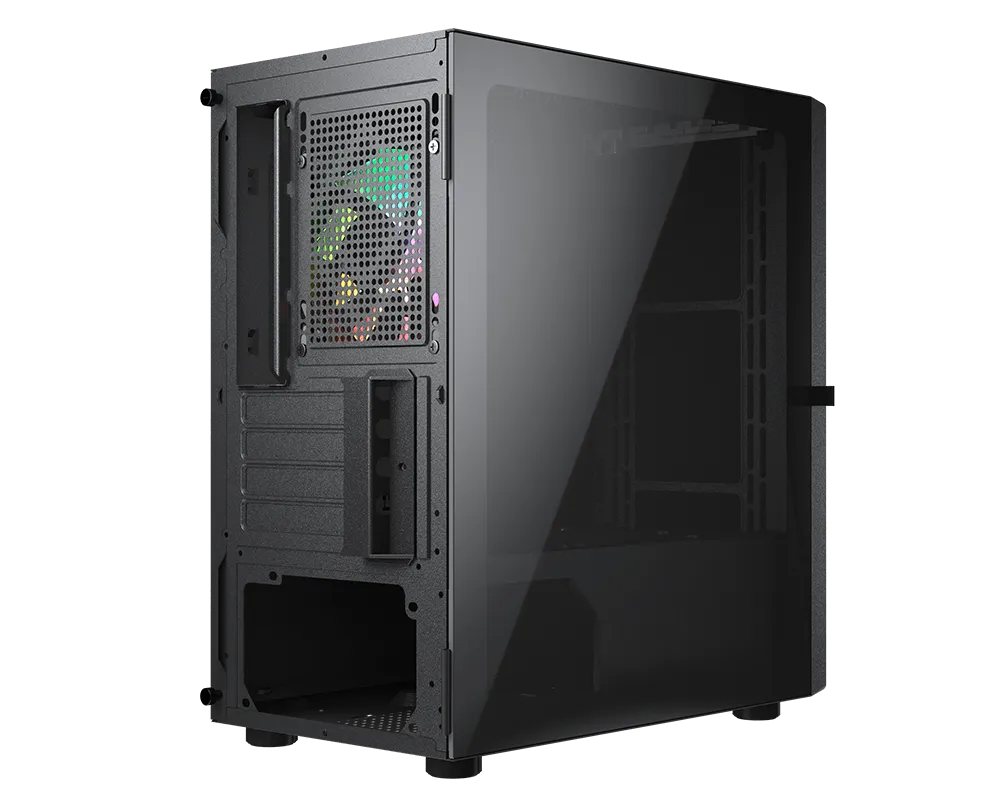 Корпус Cougar Purity RGB, Mini Tower, m-ATX, Black, 2x3.5"/2x2.5", USB2.0, 2xUSB3.0
