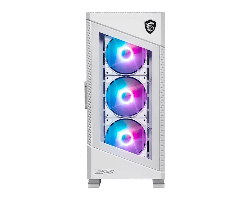 Корпус MSI MPG Velox 100R, Midi Tower, ATX, White, 2x3.5"/2x2.5", 2xUSB3.0, USB-C