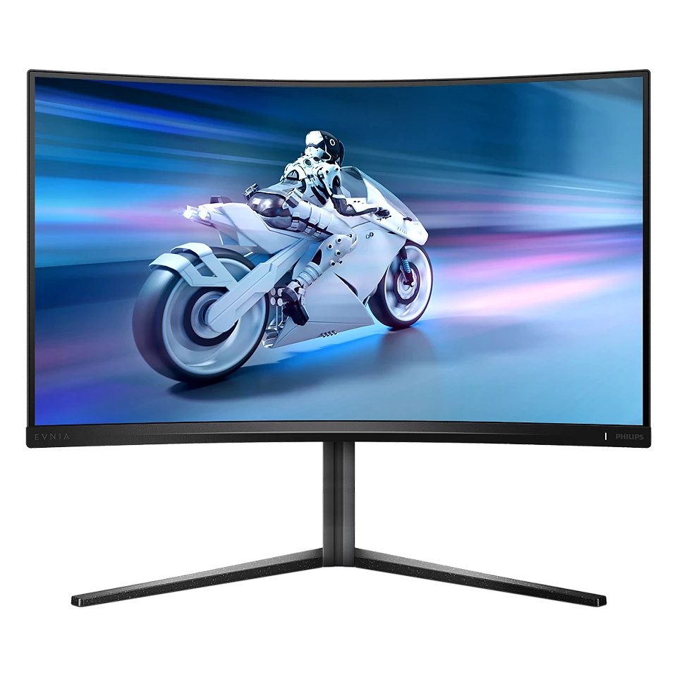 Изогнутый Игровой Монитор 31.5" PHILIPS 32M2C5500W/00/01, VA, 2560x1440, 240Hz, Curved R1000, 500кд/м, 0.5мс, 4000:1, 16:9, 178º/ 178º, 2xHDMI, 2xDisplayport, 1xUSB 4.2 Type -B, 3xUSB 3.2 Type A, 1xAudio out, sRGB, VESA 100x100, Регулировка по высоте 130m