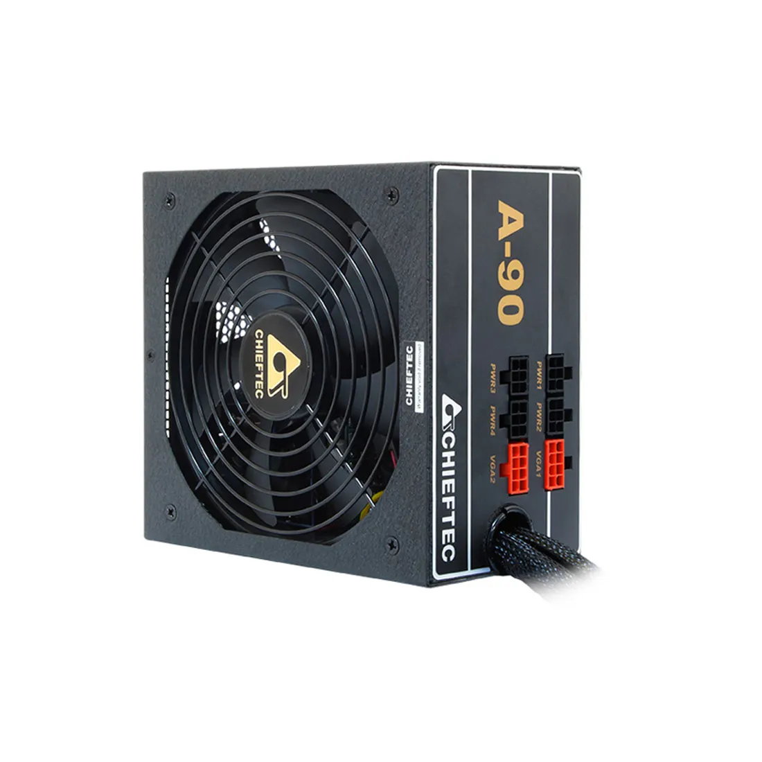 БП ATX 550W Chieftec A-90 GDP-550C, 14sm fan, 20+4/24+4/24+8, 6SATA, 3molex, 2x6+2p PCI