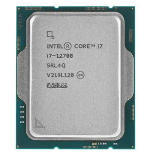Intel CPU Desktop Core i7-12700 (2.1GHz, 25MB, LGA1700) tray