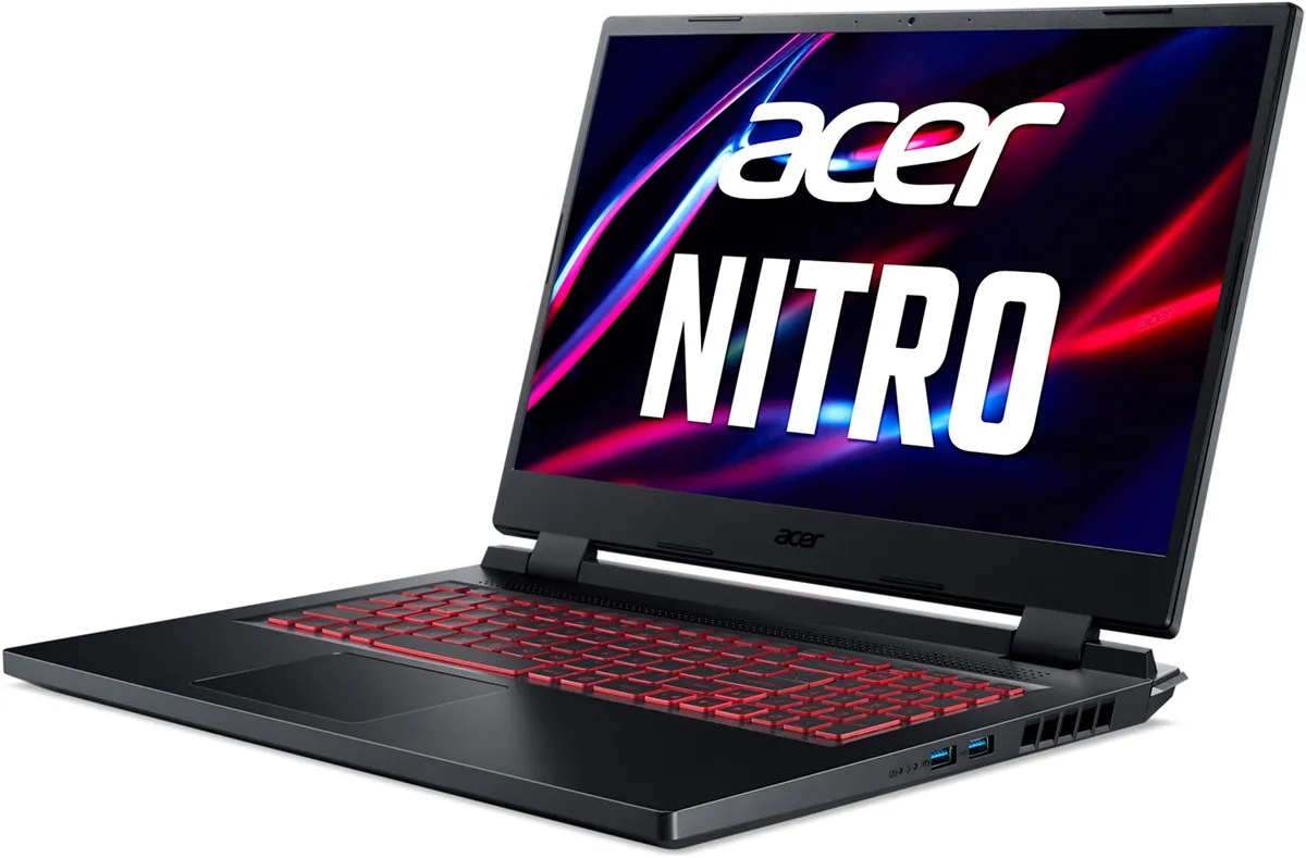 Ноутбук Acer Nitro 5 AN517-55, Core i5-12500H/17.3"FHD/8GB/512GB/GF RTX3060 6GB/LAN/W11SL