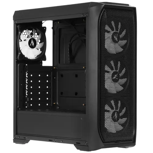 Корпус Zalman N5 MF, Midi Tower, ATX, Black, 2x3.5"/4x2.5", 2xUSB, USB3.0, RGB