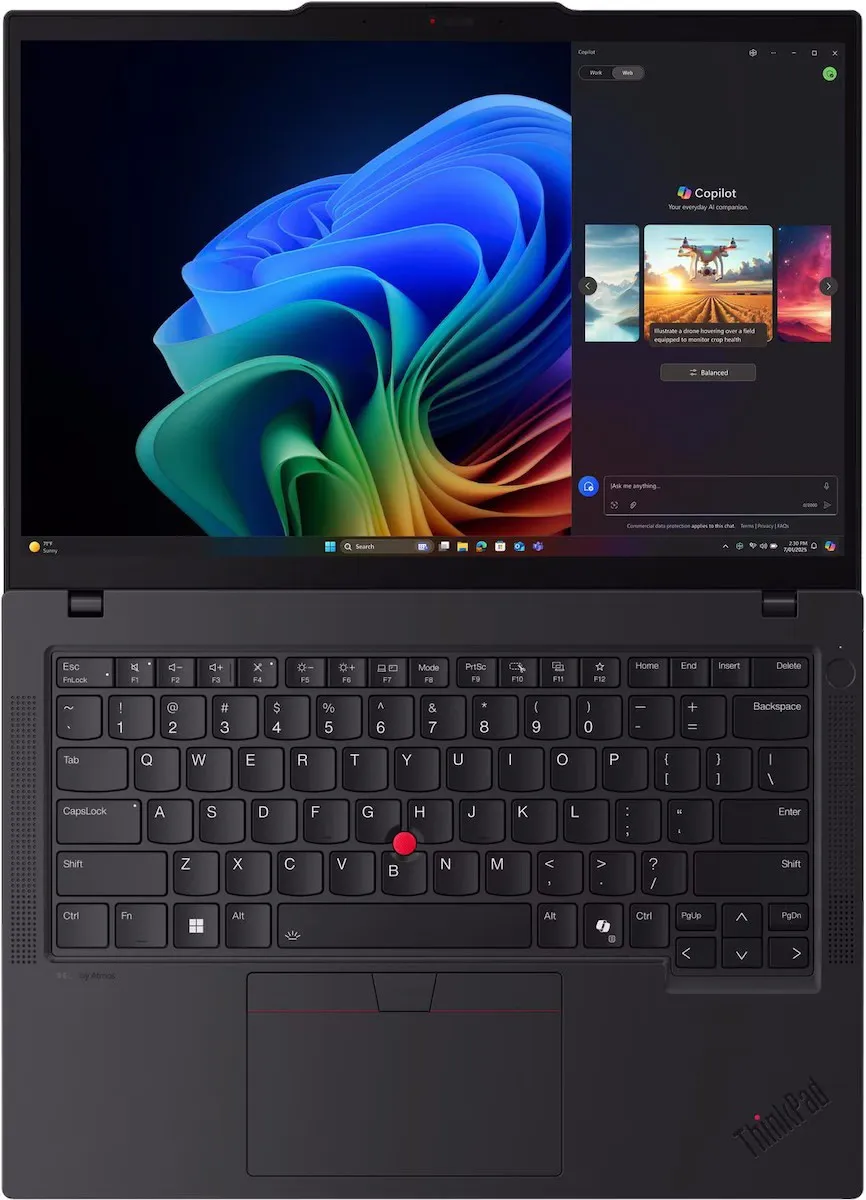 Ноутбук Lenovo Thinkpad T14 14"wuxga/Core ultra7-255u/32gb/1Tb/Dos (21QC006HFW)