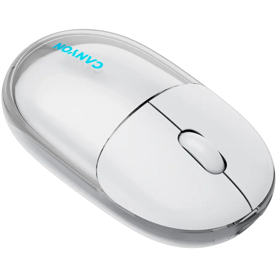 CANYON mouse OnClick 24 BT/ Wireless Transparent/White