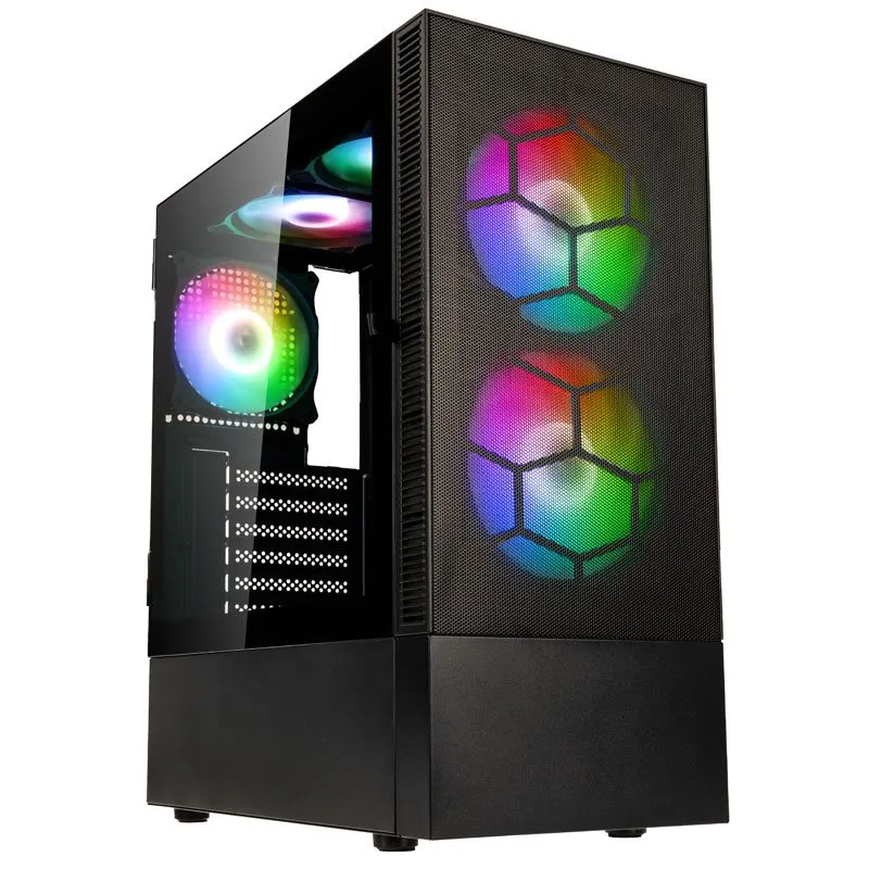 Корпус ПК без БП Kolink Observatory MX Mesh ARGB Midi Tower Case - Black