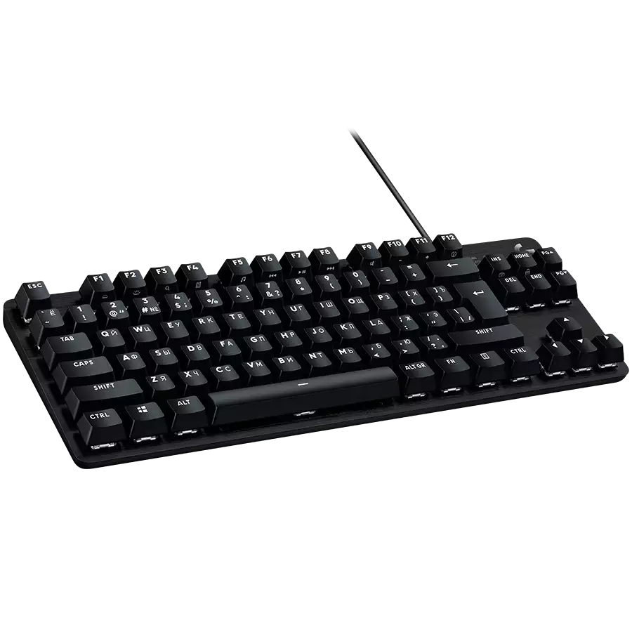 Клавиатура Logitech G413 TKL SE, Black, Wired, Gaming, Multimedia, RGB-Backlight, USB