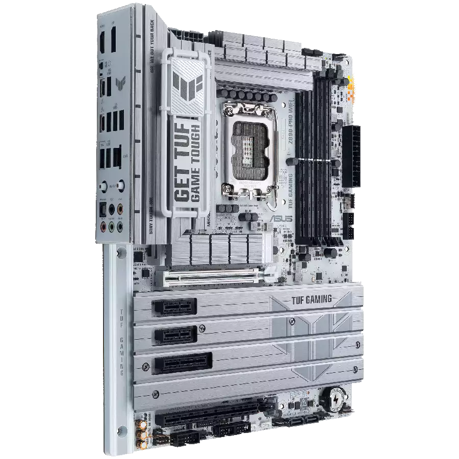 ASUS Main Board Desktop LGA1851 Intel Z890 Chipset 4 x DIMM slots, max. 256GB, DDR5 1 x DisplayPort 1 x HDMI 1 x Wi-Fi module 4 x M.2 slots 4 x SATA ATX Form Factor