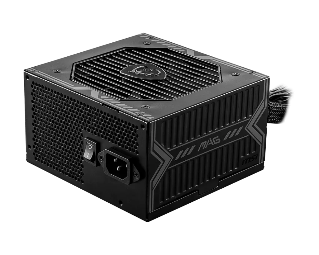 БП ATX 750W MSI MAG A750BN PCIE5, Bronze, 24+4/20+4+8/24+8+8, 12cm, 2x6+2p+16p PCI-E