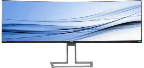 Монитор 48.8" Philips 498P9Z/00, Black, VA, 5120x1440@165Hz, 550кд/м2, 3000:1, 4ms, 4xUSB, 2xHDMI,DP