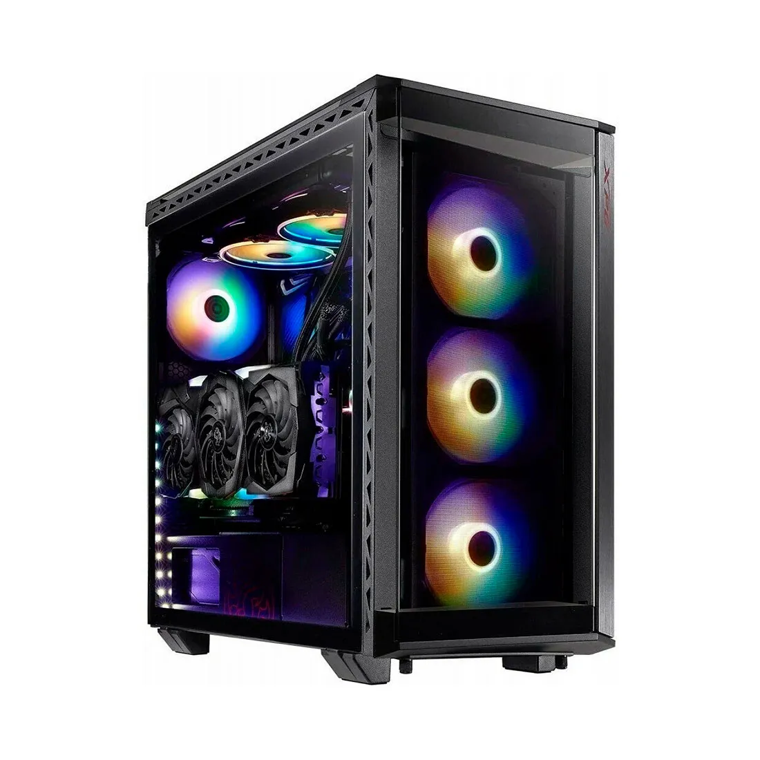 Корпус Adata XPG Battlecruiser, Midi Tower, ATX, Black, 2x3.5"/6x2.5", 2xUSB3.0, USB-C