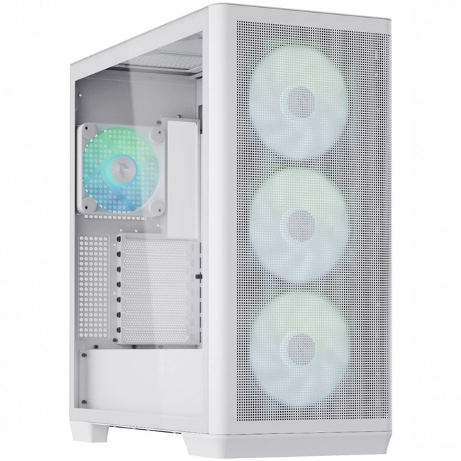 Корпус AeroCool APNX C1, Midi Tower, ATX, White, 3x3.5"/3x2.5", 2xUSB3.0, USB-C