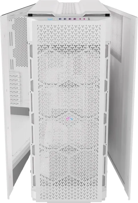 Корпус Corsair 9000D RGB Airflow, Full Tower, m-ATX, White, 5x3.5"/6x2.5", 4xUSB3.2, 2хUSB-C