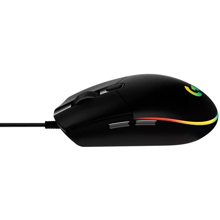 Мышь игровая Logitech G102 LIGHTSYNC, Black (арт. 910-005823, M/N: MU0054)