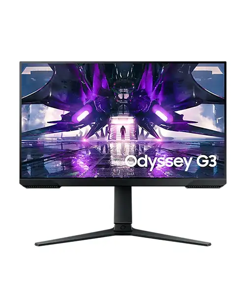 Монитор 24" Samsung Odyssey G3 LS24DG302EIXCI, Black, VA,1920x1080@144Hz,250кд/м2,3000:1,1ms,HDMI,DP
