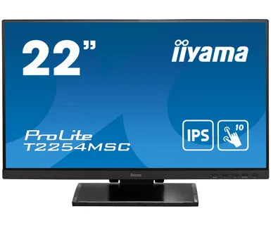 Монитор 21.5" iiyama ProLite PLT2254M, Black, IPS, 1920x1080@60Hz, 250кд/м2, 1000:1, 4ms,USB,HDMI,DP
