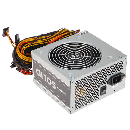 БП ATX 600W Chieftec Solid GPP-600S, 12sm fan,20+4/24+4/24+8, 5SATA,3molex,2x6+2 PCI-E,OEM