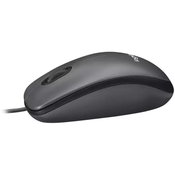 Мышь Logitech M100, Black, Wired, Optical, 1000dpi, USB