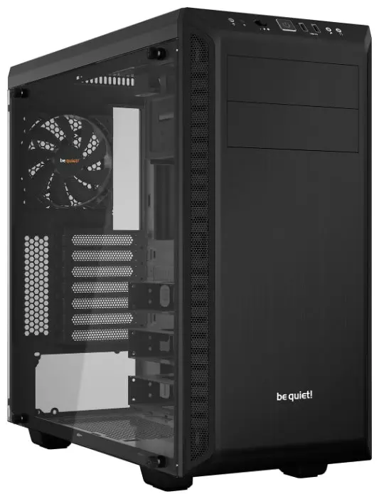 Корпус be quiet! Pure Base 600 Window, Midi Tower, ATX, Black, 2x5.25"/3x3.5"/2х2.5", 2xUSB3.0