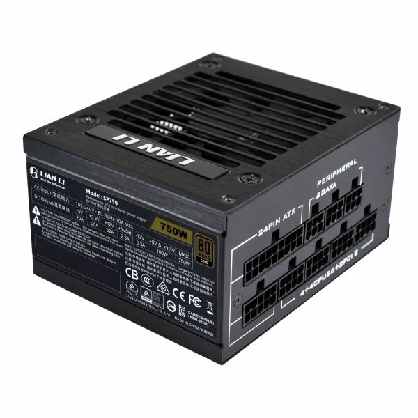 Блок питания Lian Li SP750 750W SFX Modular, 80+ GOLD G89.SP750B.00EU Black