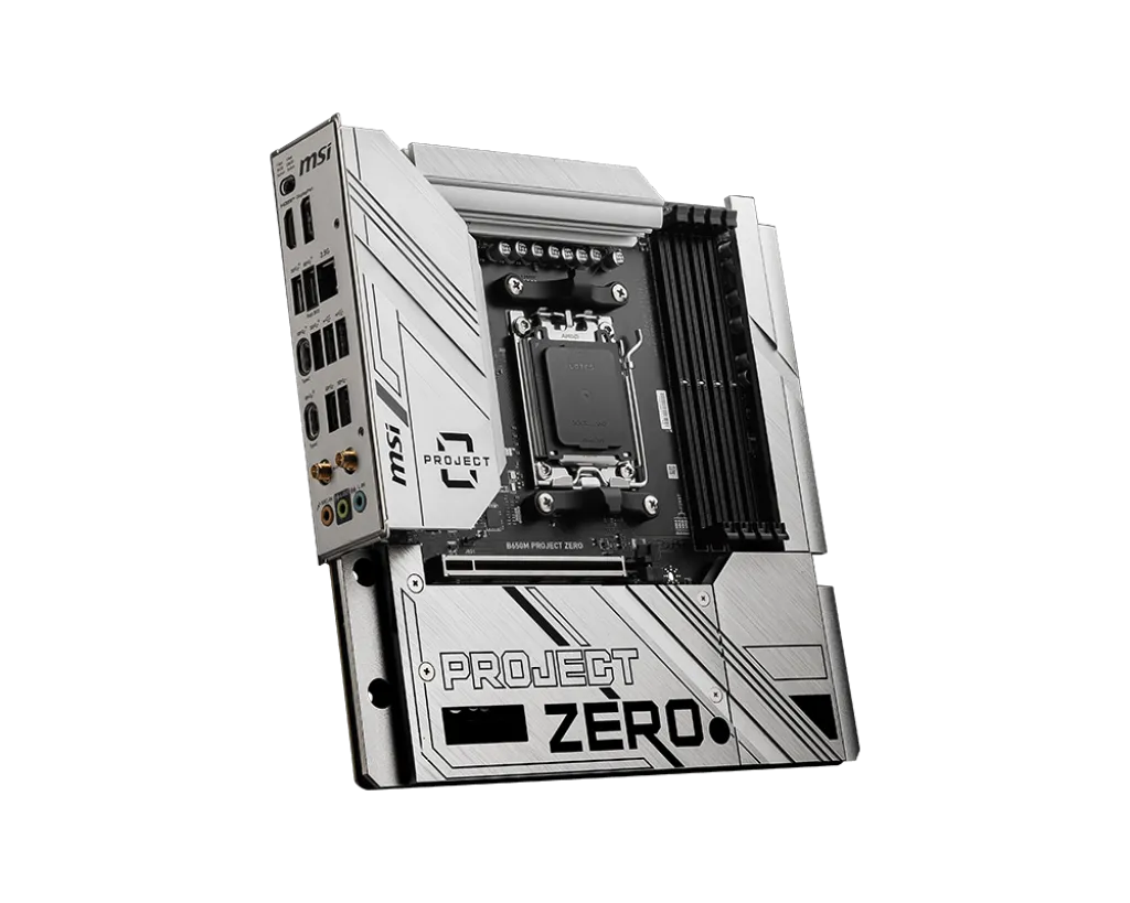 Матплата MSI PRO B650M-A WiFi, AM5, mATX, 4DDR-5, 2xPCI-Ex16, 4SATA, 2xM.2, HDMI, DP, 15USB
