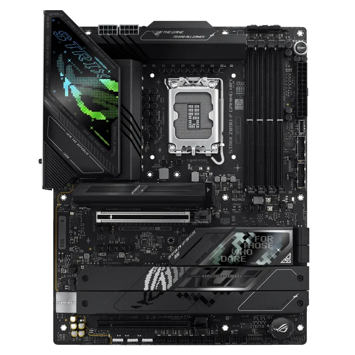 Материнская плата ASUS ROG STRIX Z890-F GAMING WIFI, LGA1851 Z890 4xDDR5 4xSATA3 5xM.2 HDMI DP USB-C ATX