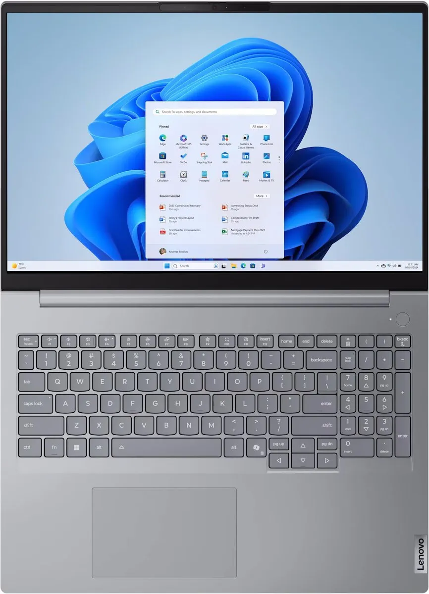 Ноутбук Lenovo ThinkBook 16 G8 16'wuxga/Core i5-13420h/16Gb/512Gb/Nos (21SH00G7RT)