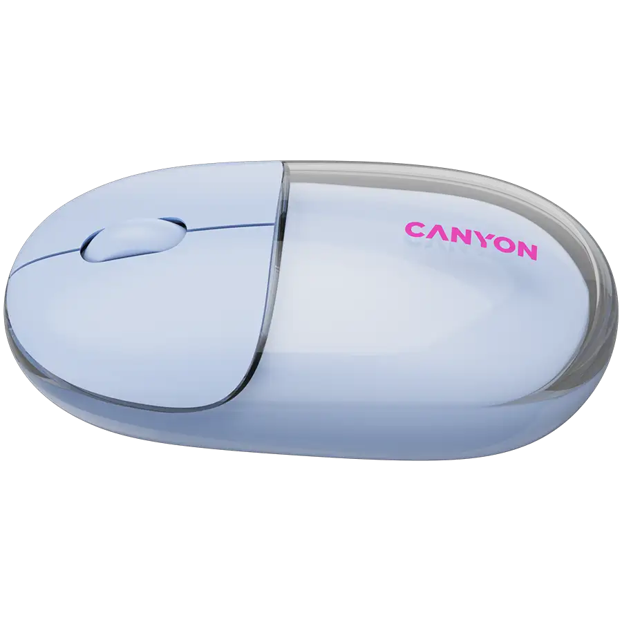 CANYON mouse OnClick 24 BT/ Wireless Transparent/Blue