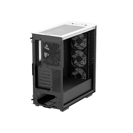 Корпус DeepCool CK560 WH, Midi Tower, ATX, White, 2x3.5"/2x2.5", 2xUSB2.0, USB-C, ARGB