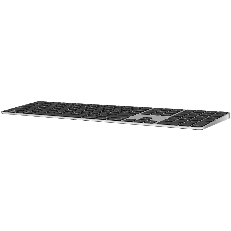 Magic Keyboard with Touch ID and Numeric Keypad for Mac models with Apple silicon - Russian - Black Keys,Model A3119