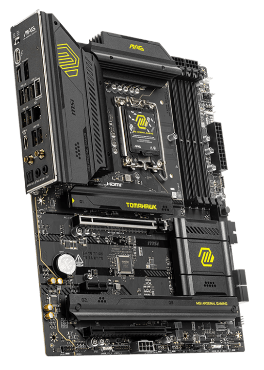 Материнская плата MSI MAG B860 TOMAHAWK WIFI LGA1851 4xDDR5 4xSATA3 RAID 3xM.2 HDMI DP 2xType-C(DP+Thunderbolt) 8xUSB ATX